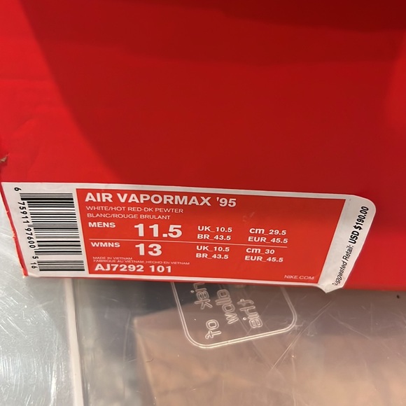 Nike air vapormax 95 - Picture 7 of 7